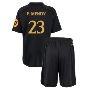 Real Madrid Ferland Mendy #23 Rezervni Dres za Dječji 2023-24 Kratak Rukavima (+ kratke hlače)